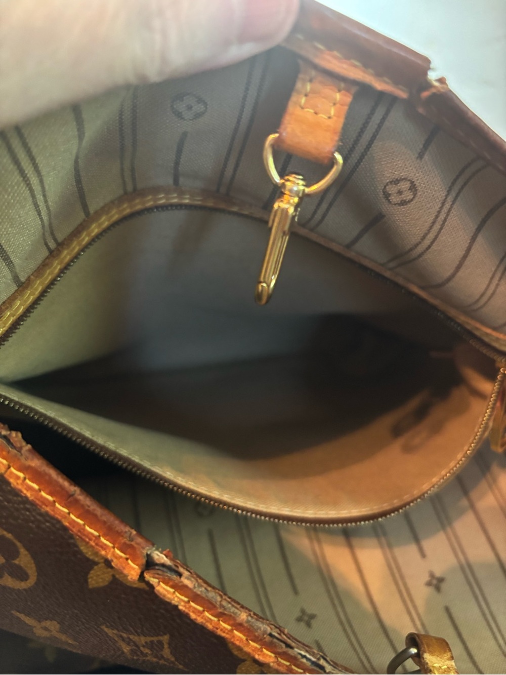 Authentic Louis Vuitton Monogram Delightful MM Shoulder Bag Canvas As-Is - Picture 16 of 16